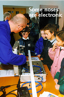 Some of the Foyer activities with pupils and presenters